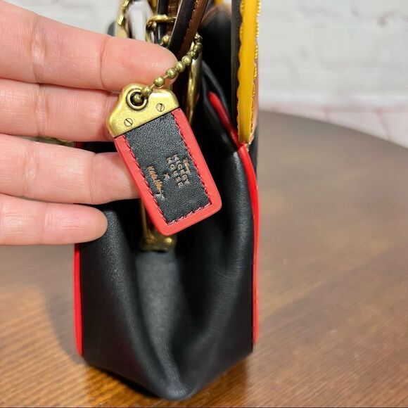 COACH Disney Mickey Mouse X Keith Haring Kisslock Bag Limited Edition Giftable! - Picture 14 of 14